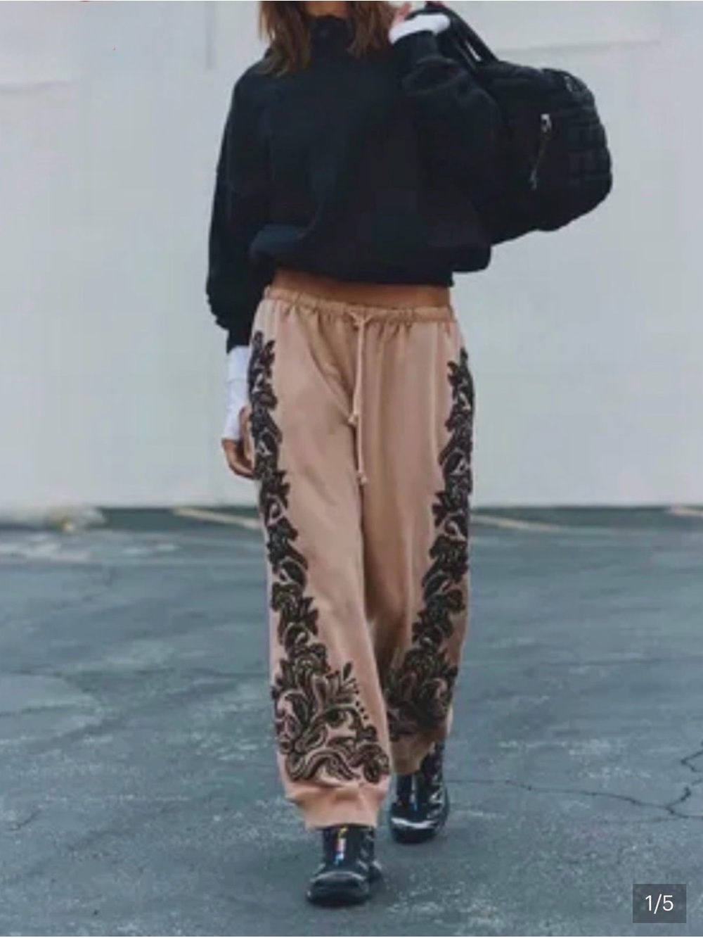 FP Movement by Free People Snowscape Embroidered Joggers
